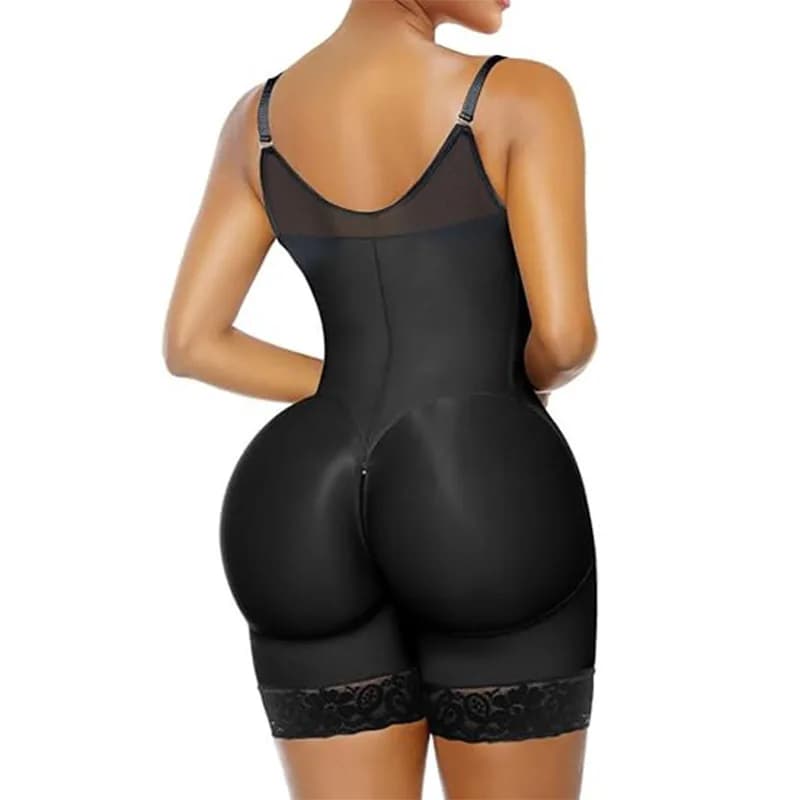 Ultra Sculpting Full Body Shaper with Front Zipper Closure