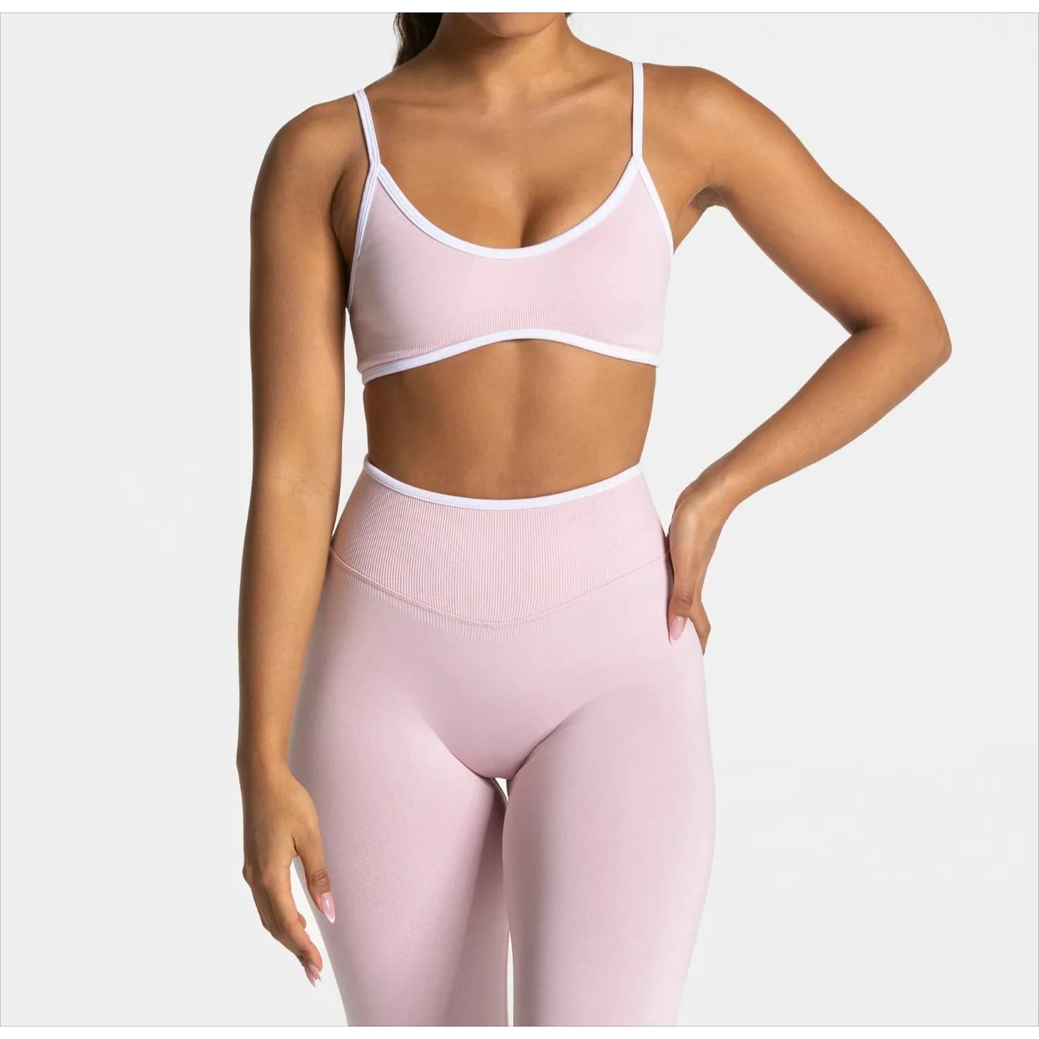 Knit Sports Bra Cami Top
