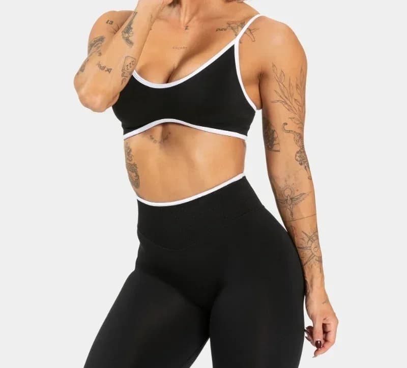 Knit Sports Bra Cami Top