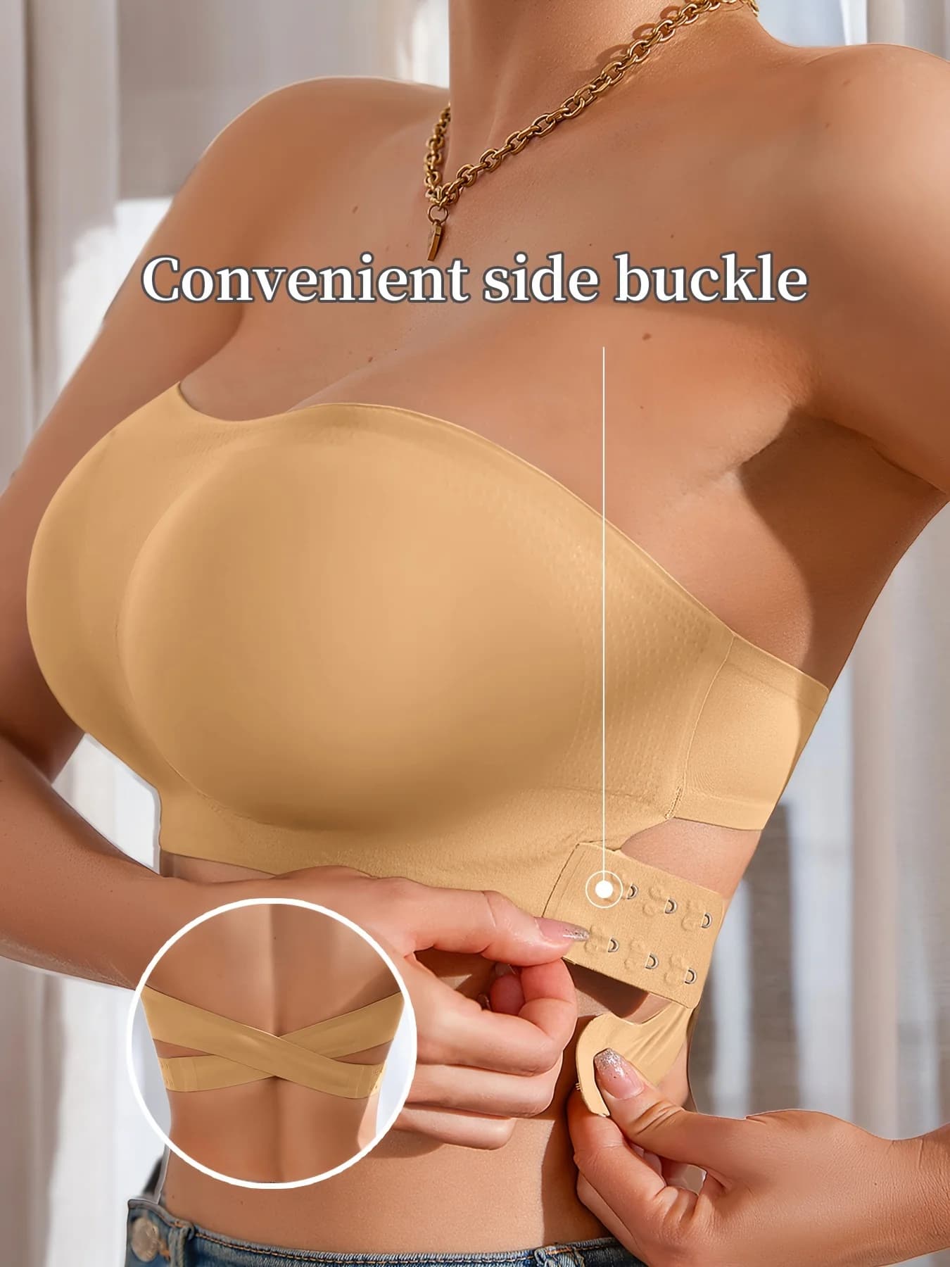 Ice Silk Seamless Strapless Bra