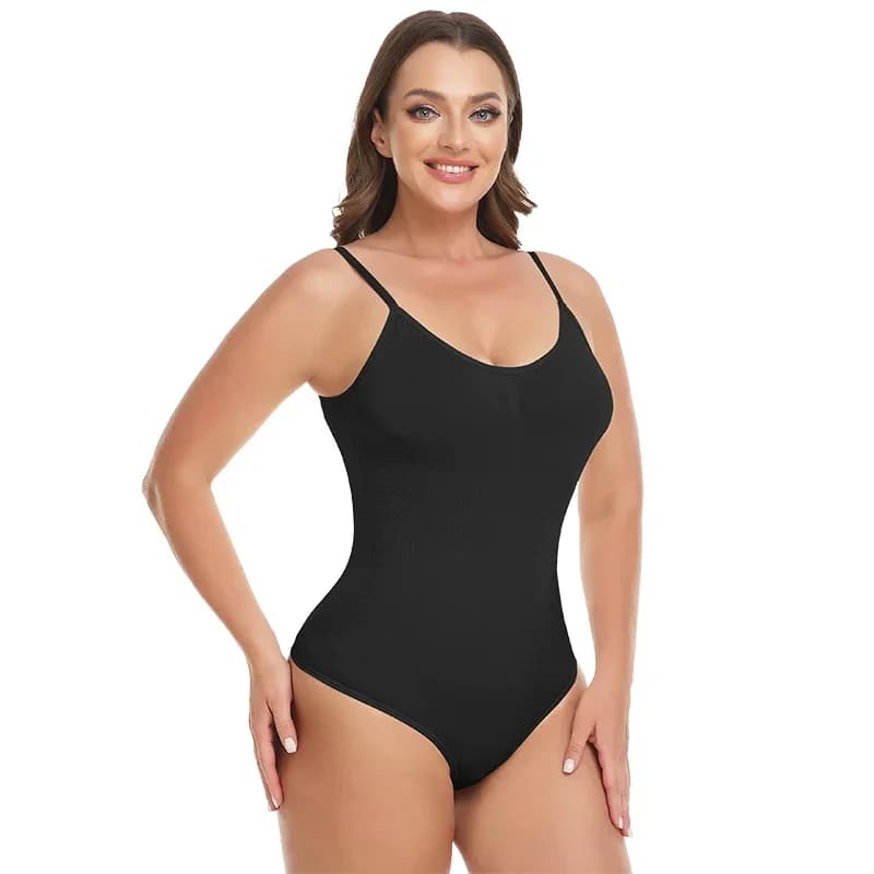Plus Size Tummy Control Cami Bodysuit Shapewear