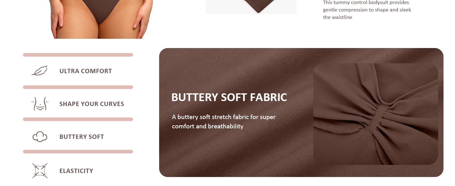 Full Sleeve V Neck Postpartum/Tummy Control - Hip Lifting Shapewear Bodysuit