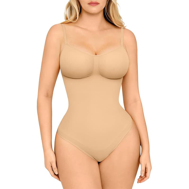 Seamless Tummy Control Bodysuit with Butt Lifting