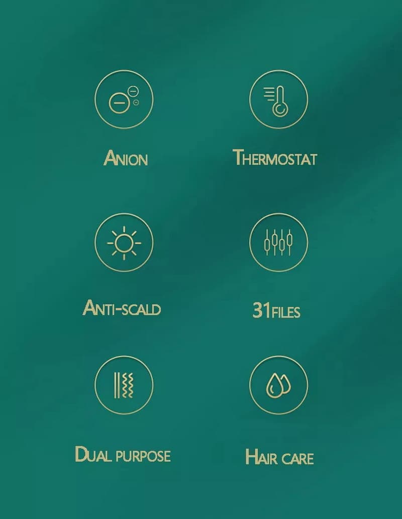 2 in 1 Hair Straightener and Curling Hot Comb