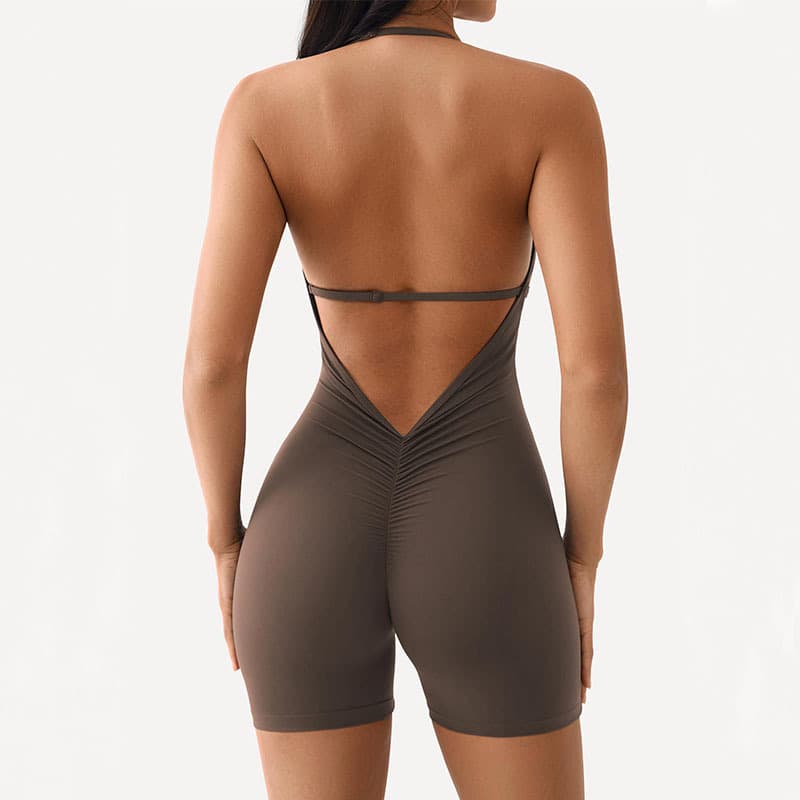 Nude Feel Seamless Backless Bodysuit