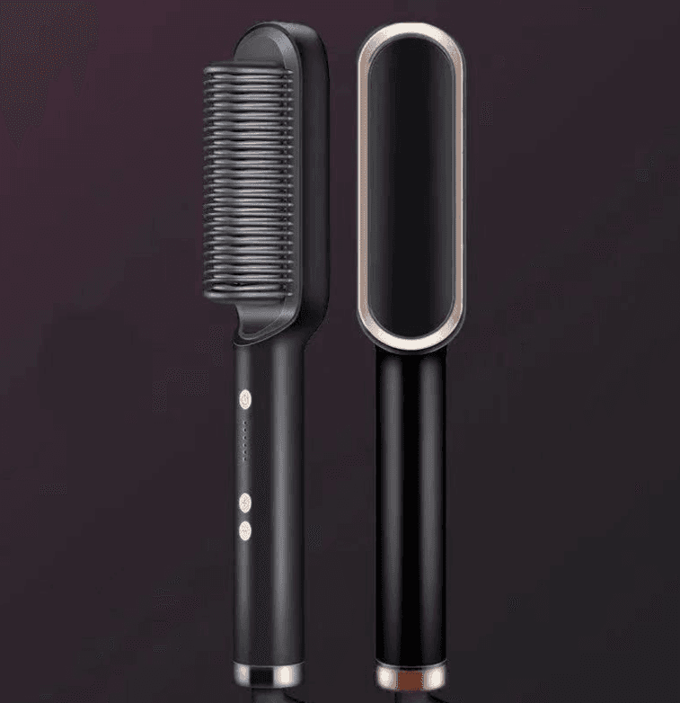 2 in 1 Hair Straightener and Curling Hot Comb