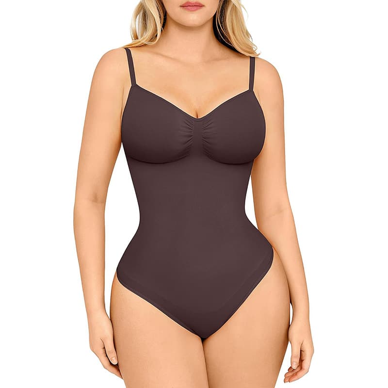 Seamless Tummy Control Bodysuit with Butt Lifting