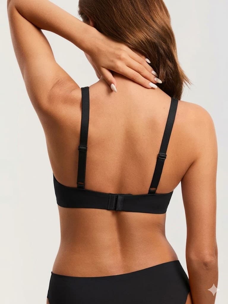 Unlined Balconette Bra Underwire Support