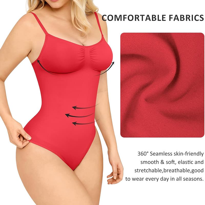 Seamless Tummy Control Bodysuit with Butt Lifting