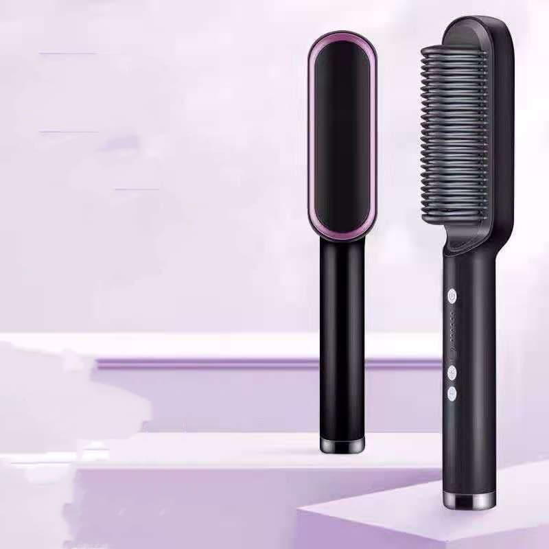 2 in 1 Hair Straightener and Curling Hot Comb