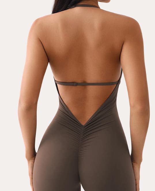 Nude Feel Seamless Backless Bodysuit