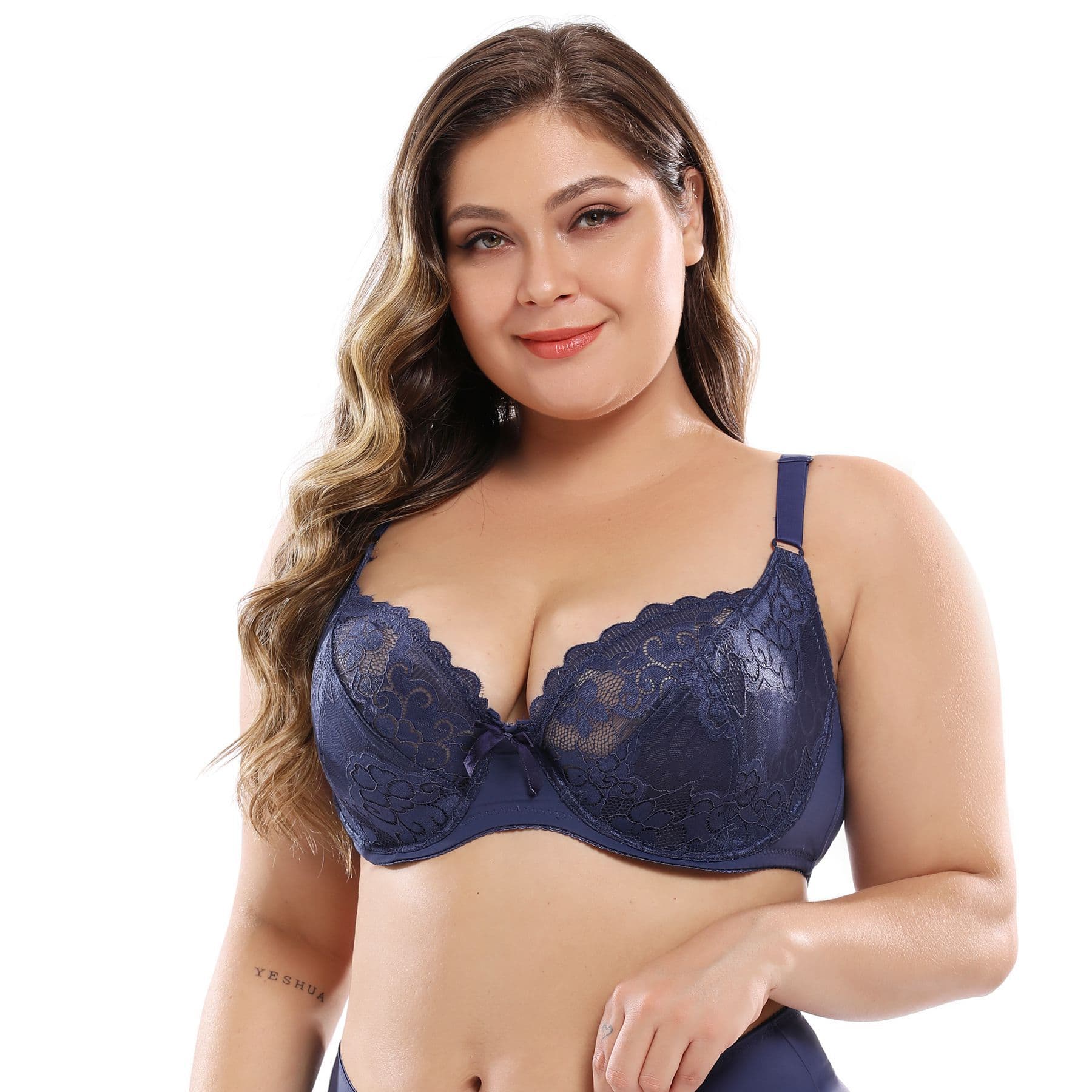 Lace Full Cup Bra with Underwire Support