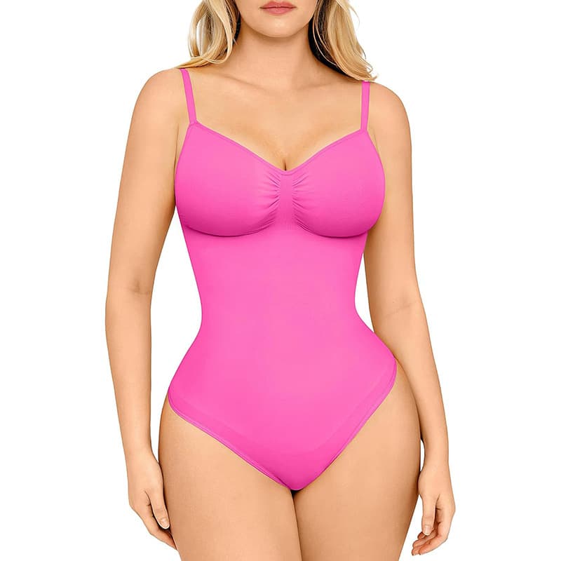 Seamless Tummy Control Bodysuit with Butt Lifting