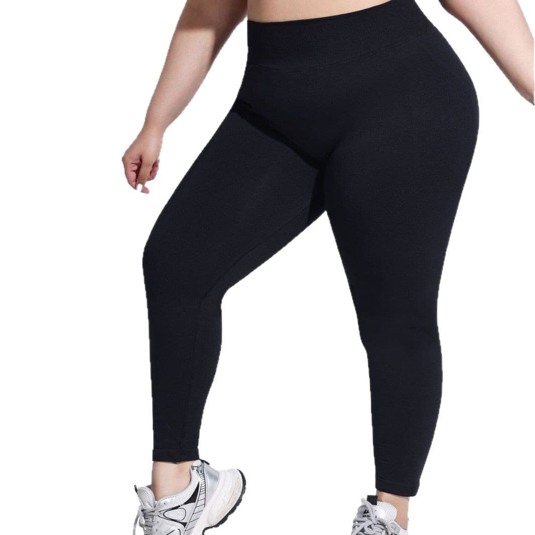 Plus Size Seamless High Waisted Leggings for Workouts