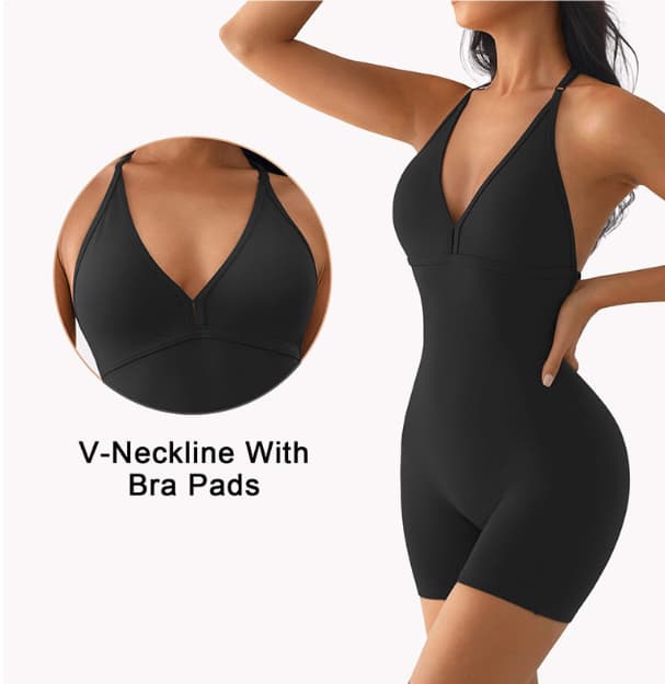 Nude Feel Seamless Backless Bodysuit