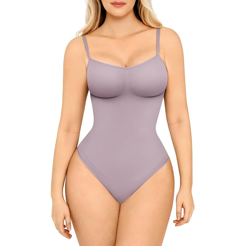 Seamless Tummy Control Bodysuit with Butt Lifting