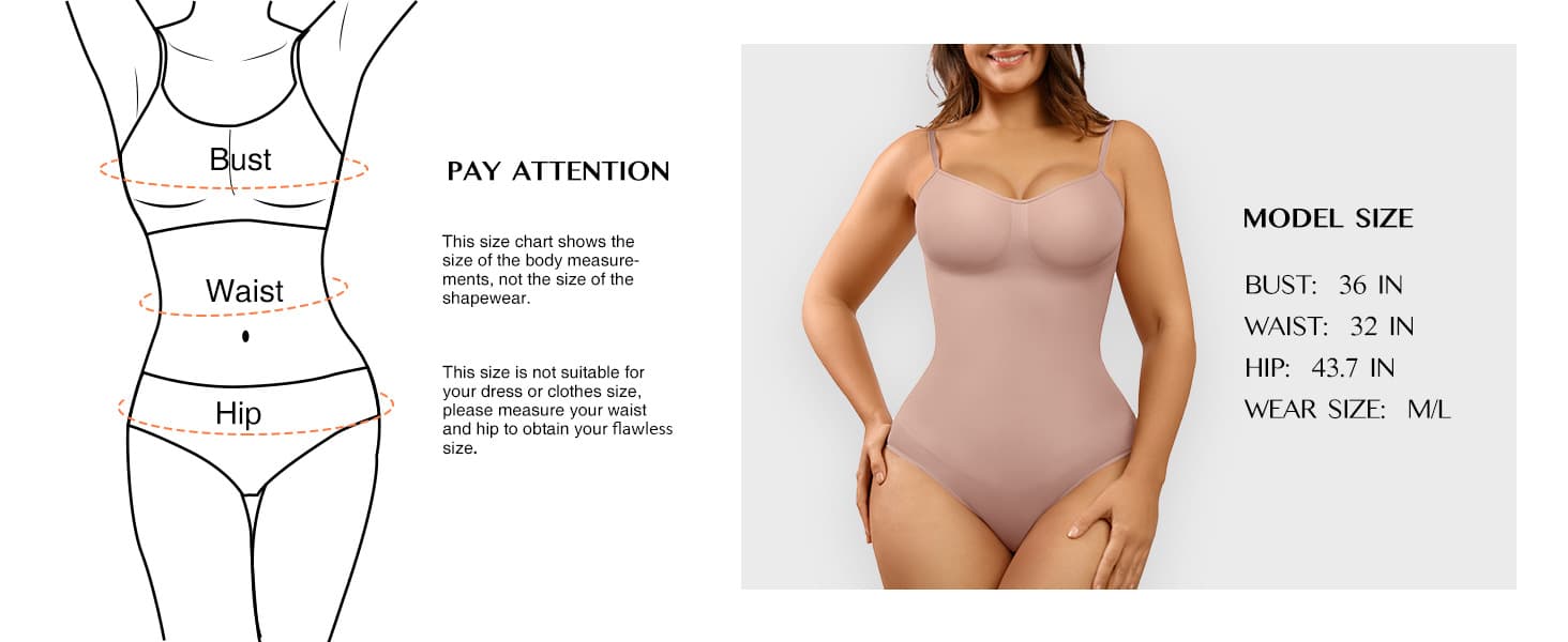 Seamless Tummy Control Bodysuit with Butt Lifting