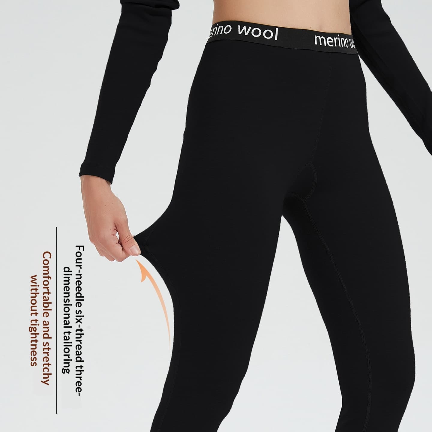 Merino Wool Thermal Leggings for Women