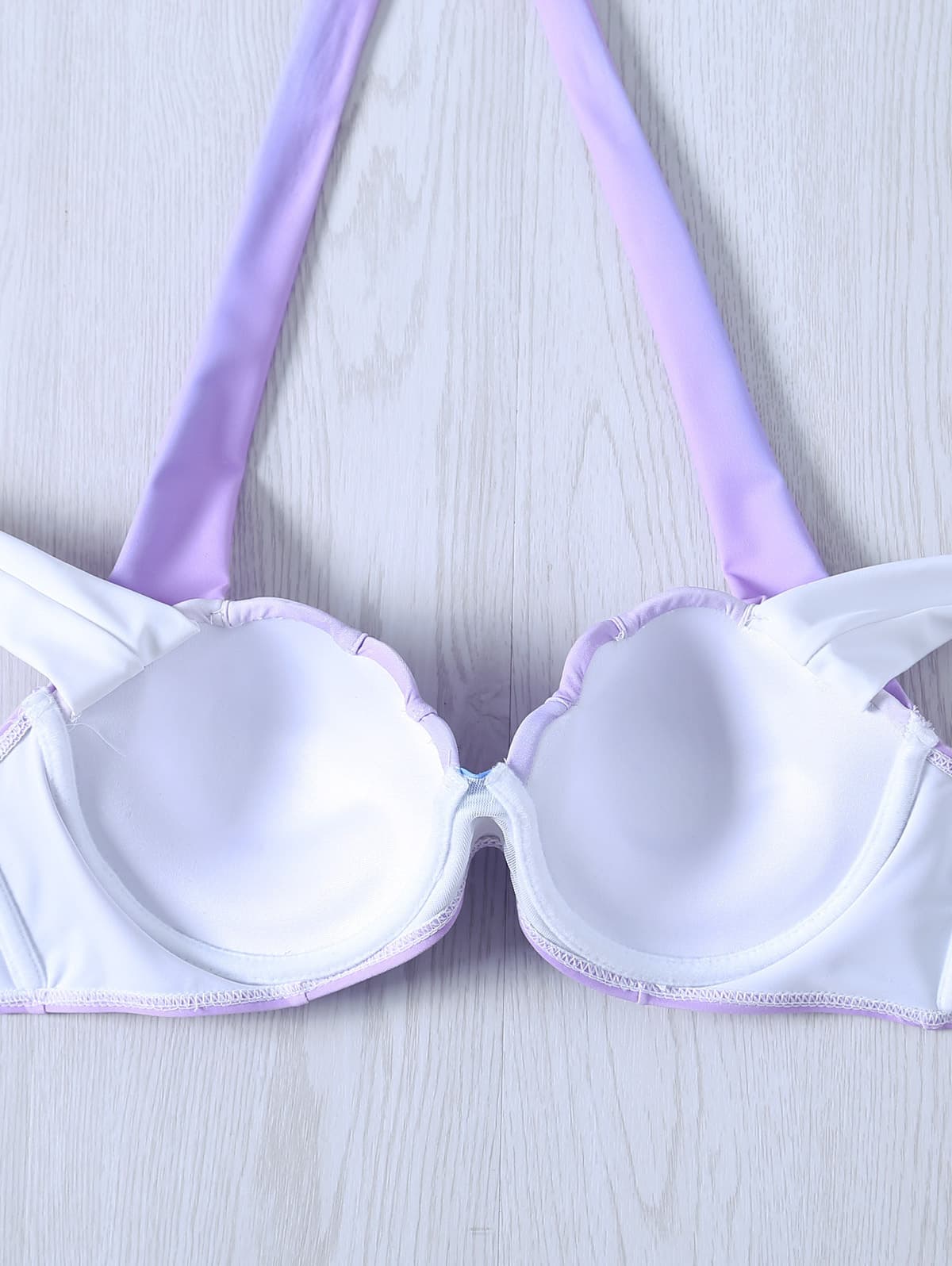 Coquillage Halter Bikini Set, Mermaid Shell Swimwear