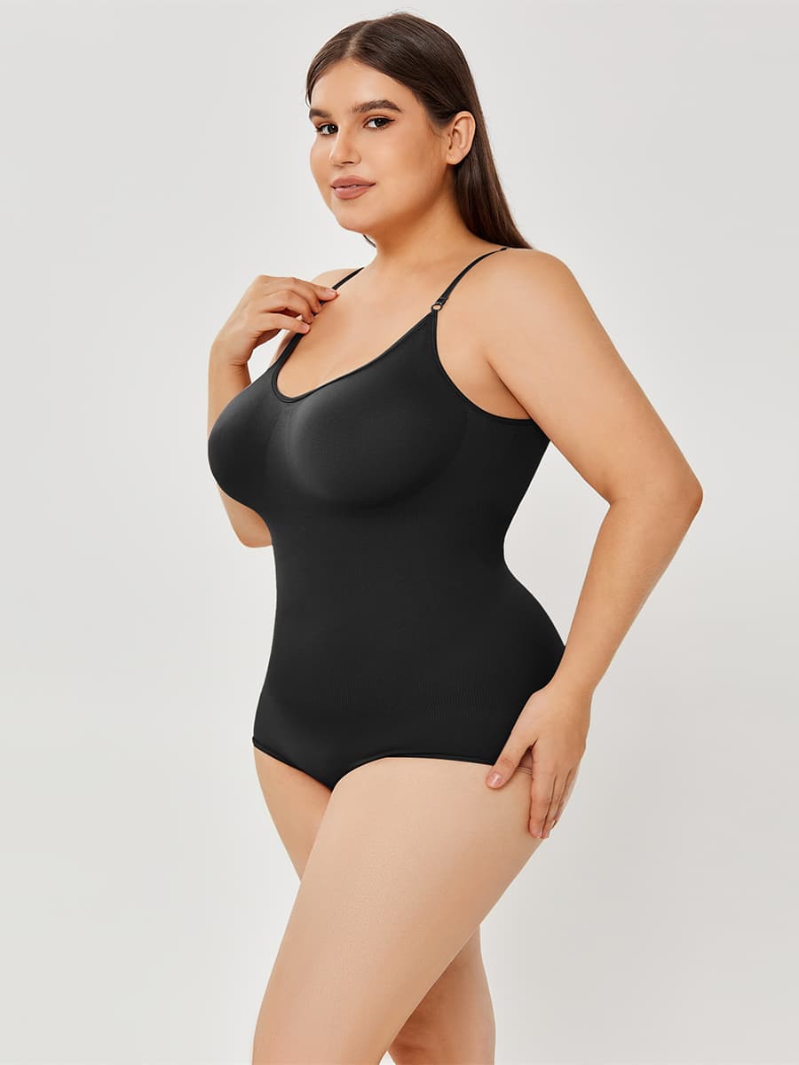 Scoop-Neck Full-Body Shaper Bodysuit