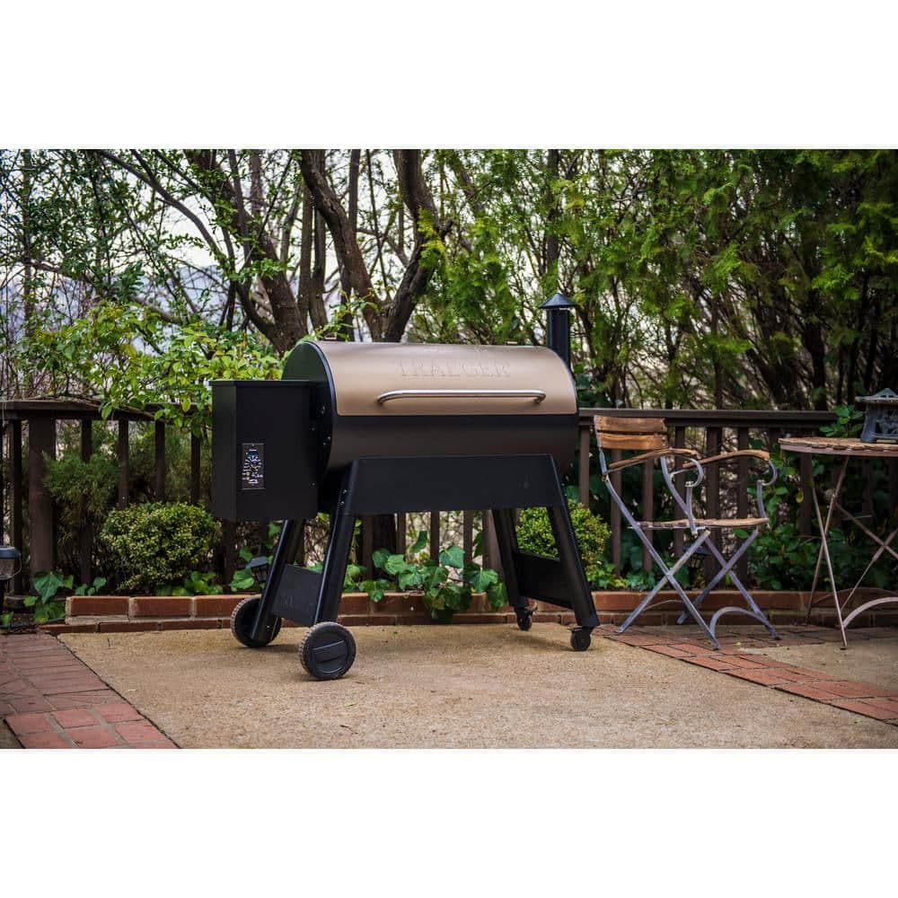 Pro Series 34 Pellet Grill and Smoker, Bronze