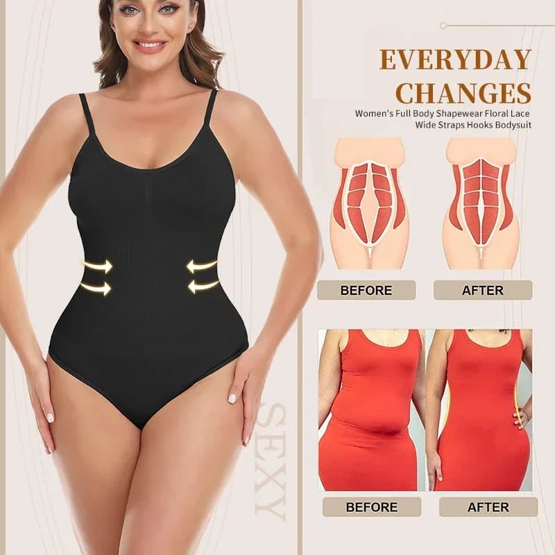 Plus Size Tummy Control Cami Bodysuit