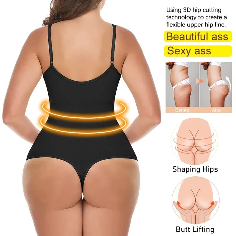 Plus Size Tummy Control Cami Bodysuit